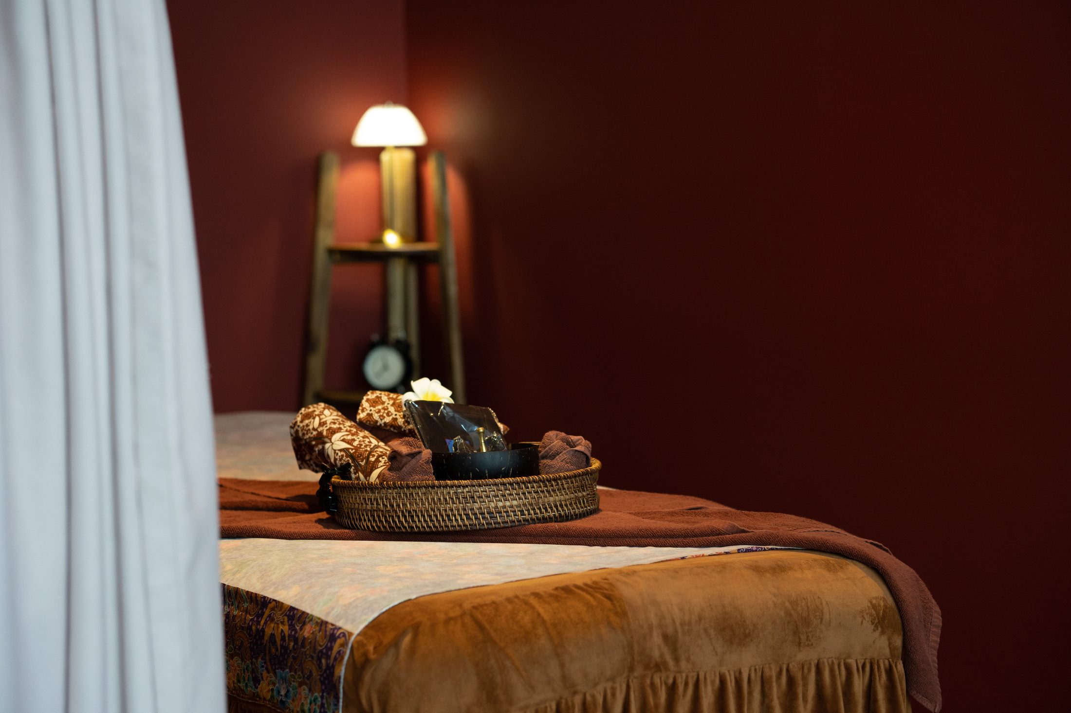 A treatment room at Peranakan Wellness
